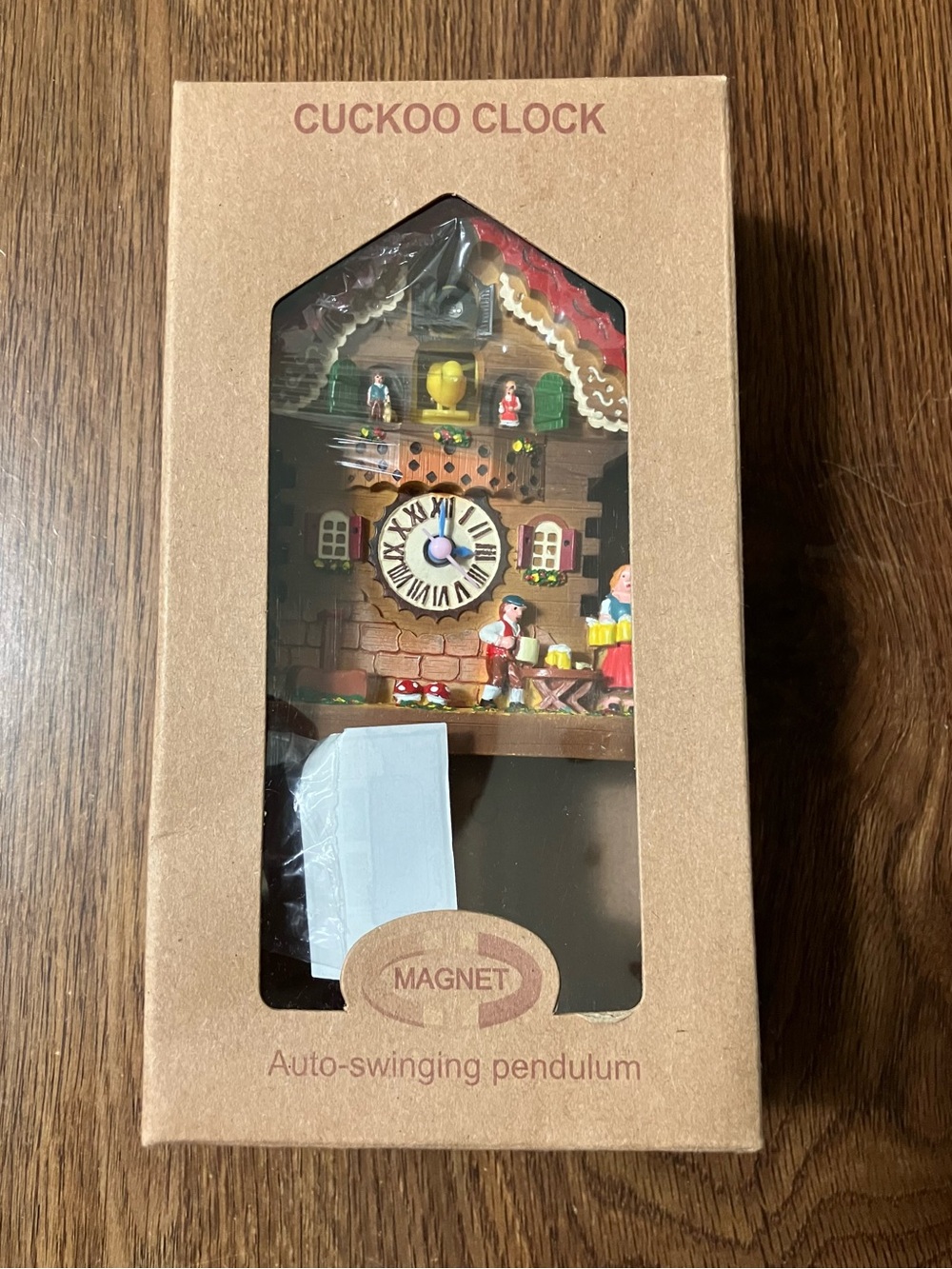 Magnet Miniature Auto-Swinging Pendulum Cuckoo Clock Collectible